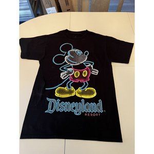 Disneyland Resort Neon Mickey MOUSE TSHIRT Sz M Walt Disney